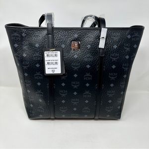 MCM Toni Logo Medium Shopper Tote Bag